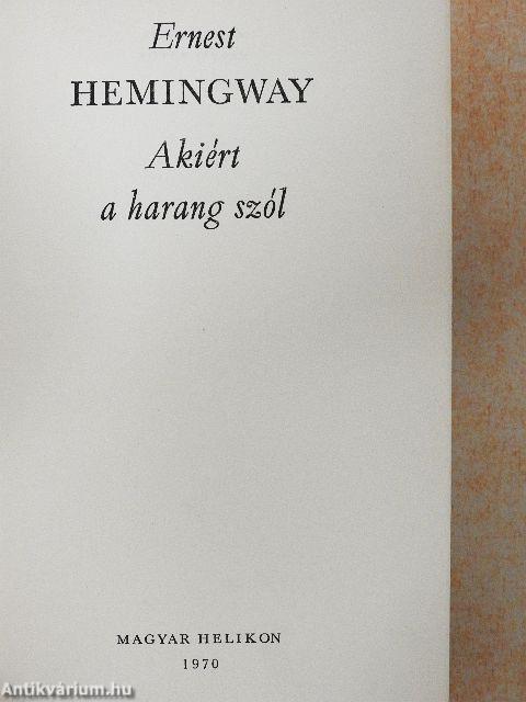 Akiért a harang szól