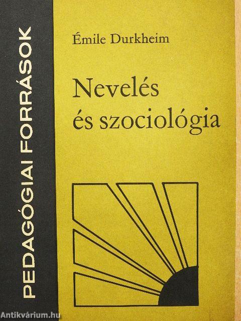 Nevelés és szociológia