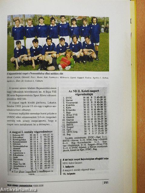 Baja város labdarúgása 1908-2008
