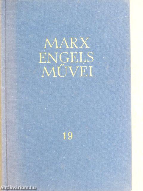 Karl Marx és Friedrich Engels művei 19.