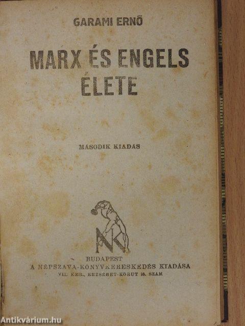 A szocializmus/Szindikalizmus és szociáldemokrácia/Marx és Engels élete/Marx Károly történelmi jelentősége/A szociáldemokrata párt és a béke/A szocializmus utja