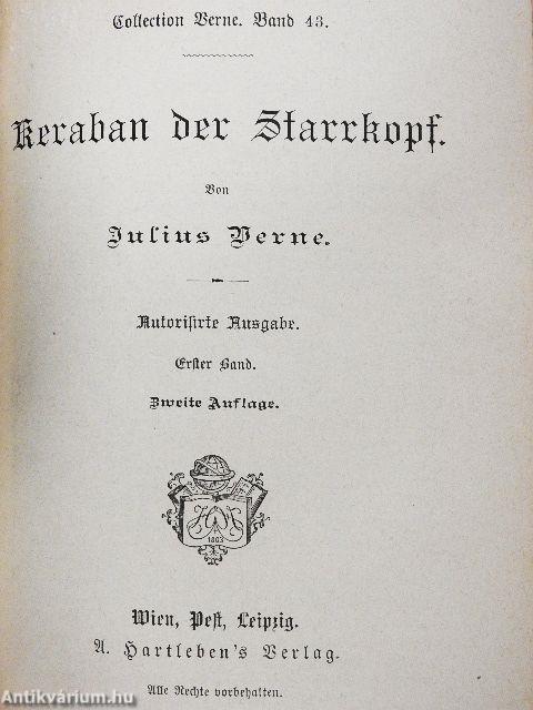 Der Südstern oder Das Land der Diamanten/Keraban der Starrkopf I-II. (gótbetűs)