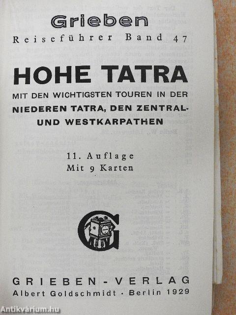 Die Hohe Tatra