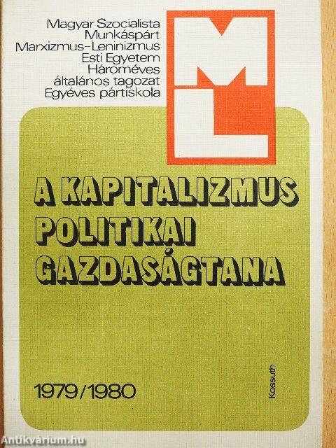 A kapitalizmus politikai gazdaságtana 1979/1980