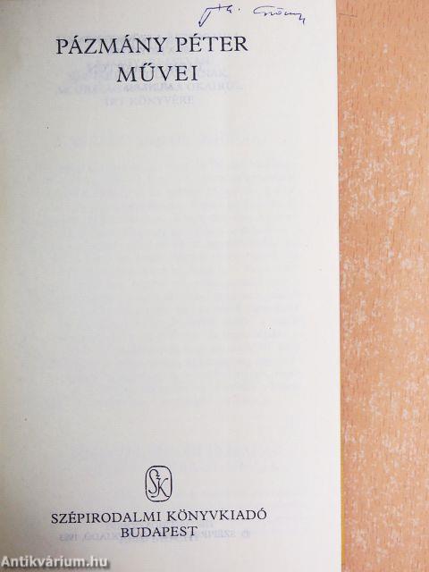 Pázmány Péter művei