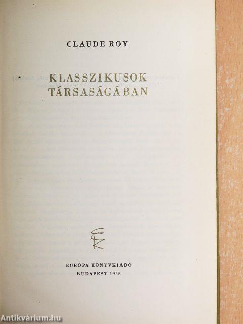 Klasszikusok társaságában