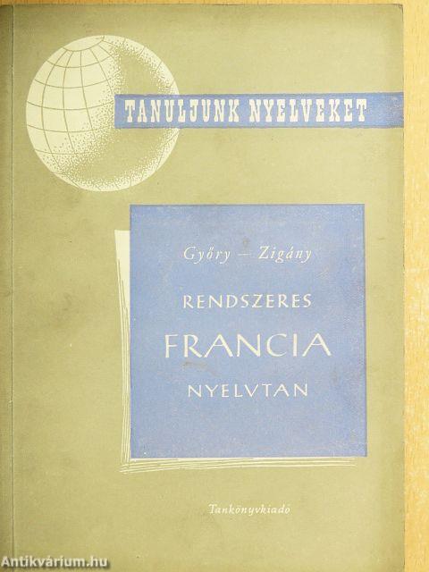 Rendszeres francia nyelvtan