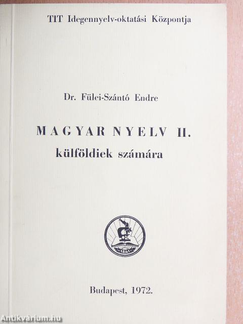 Magyar nyelv II.
