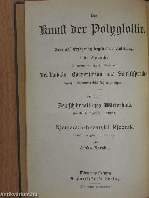 Deutsch-kroatisches Wörterbuch