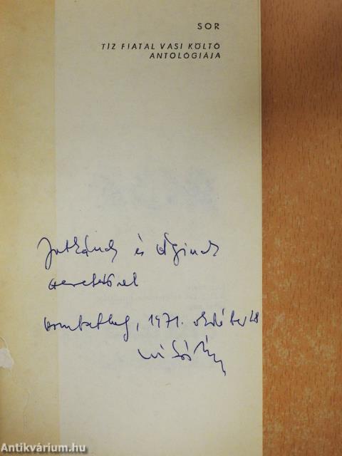 Sor (dedikált példány)