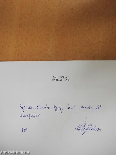 Karikatúrák (dedikált példány)