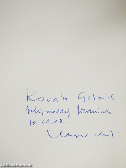 Férfikor Budapesten (dedikált példány)