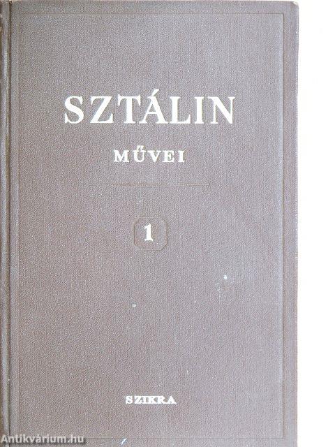 I. V. Sztálin művei 1.