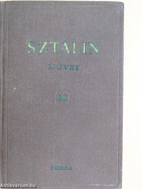 I. V. Sztálin művei 10.