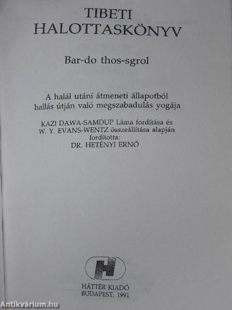 Tibeti halottaskönyv