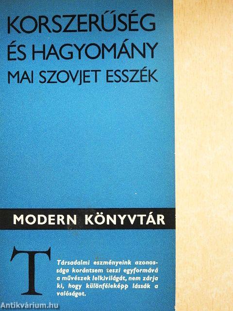 Korszerűség és hagyomány