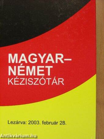 Magyar-német kéziszótár