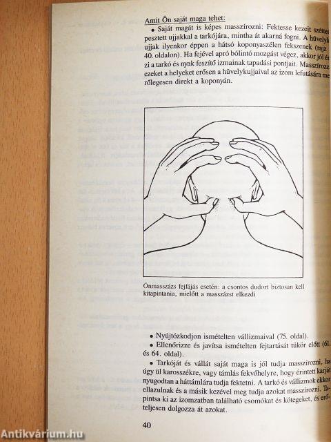 A hátfájdalmak természetes gyógymódja