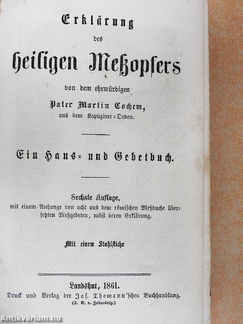 Erklärung des Heiligen Messopfers (gótbetűs)