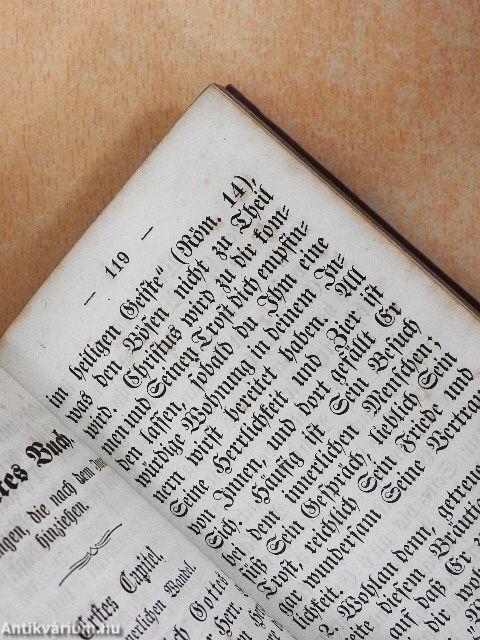 Vier Bücher von der Nachfolge Christi (gótbetűs).