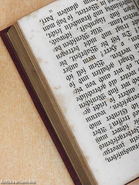 Vier Bücher von der Nachfolge Christi (gótbetűs).