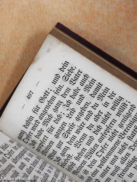 Vier Bücher von der Nachfolge Christi (gótbetűs).