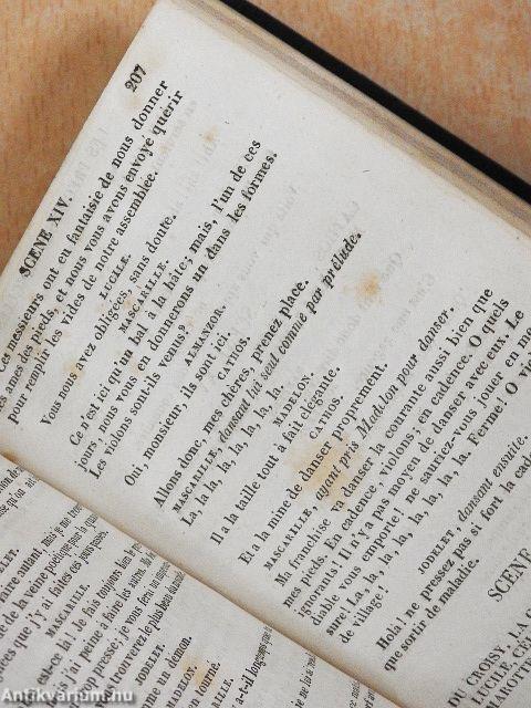 Oeuvres de J.-B. Poquelin de Moliére I-II.