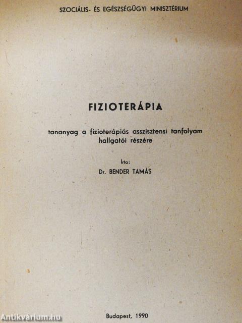Fizioterápia (dedikált példány)