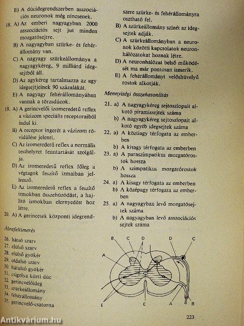 Biológiai feladatgyűjtemény a gimnáziumok számára