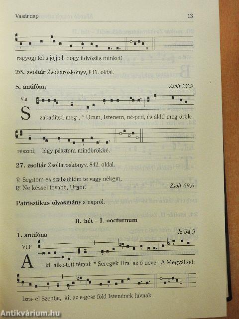 Pannonhalmi zsolozsma I. 