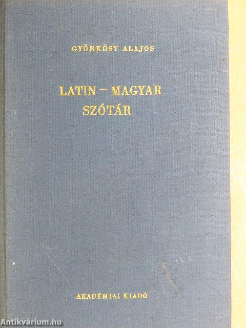 Latin-magyar szótár