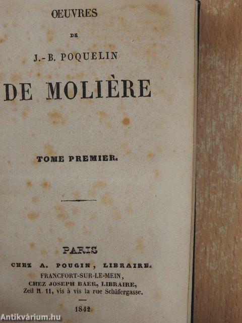Oeuvres de J.-B. Poquelin de Moliére I-II.