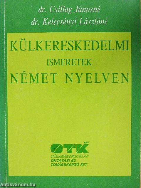 Külkereskedelmi ismeretek német nyelven