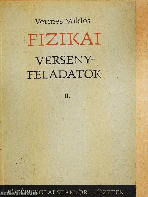 Fizikai versenyfeladatok II.