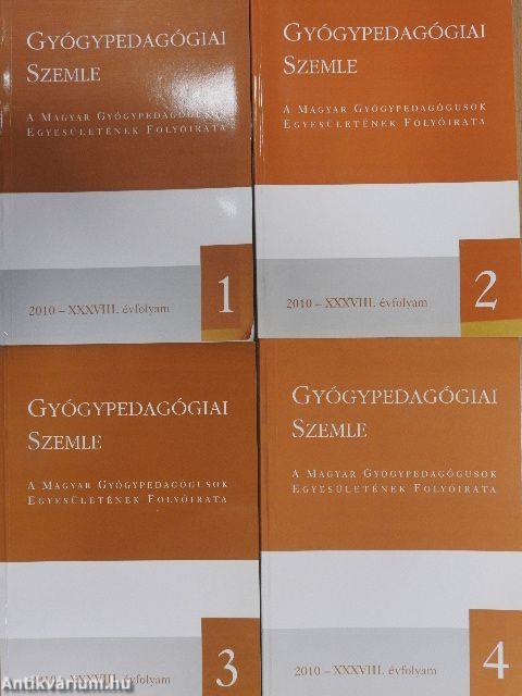 Gyógypedagógiai Szemle 2010. január-december