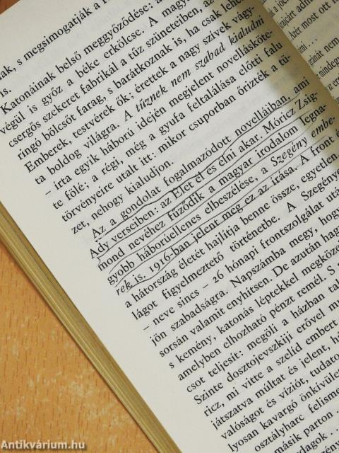 Móricz Zsigmond (aláírt példány)