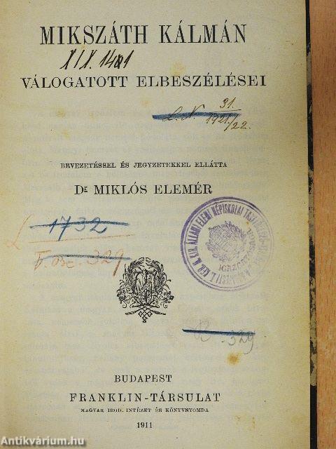 Mikszáth Kálmán válogatott elbeszélései