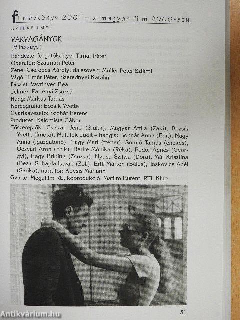 Filmévkönyv 2001