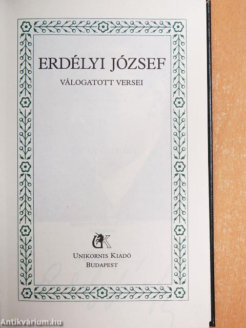 Erdélyi József válogatott versei