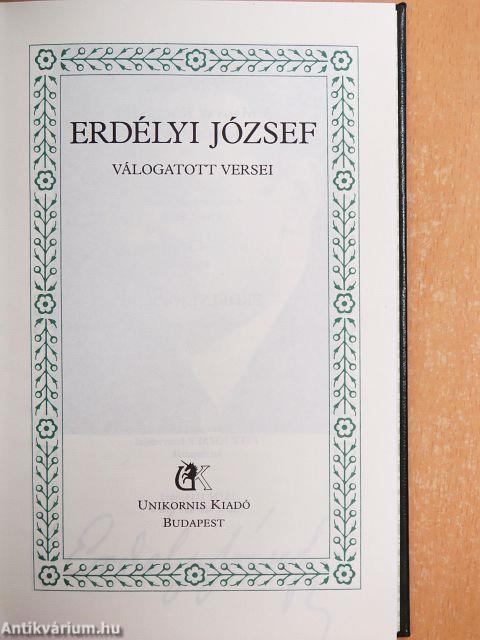 Erdélyi József válogatott versei