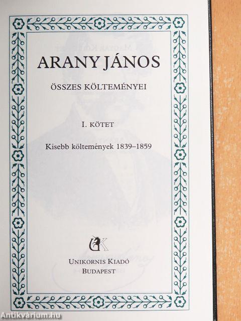 Arany János összes költeményei I-V.