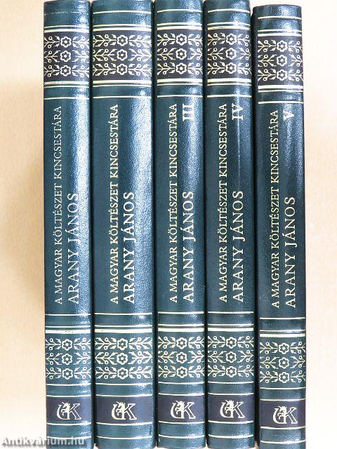Arany János összes költeményei I-V.