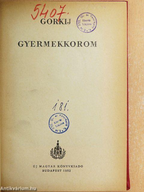 Gyermekkorom