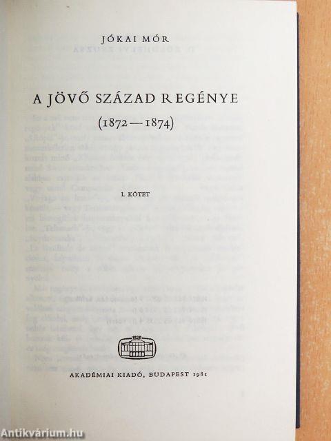 A jövő század regénye I-II.