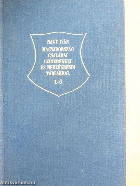 Magyarország családai czimerekkel és nemzékrendi táblákkal IV. (töredék)