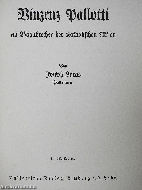 Vinzenz Pallotti (gótbetűs)