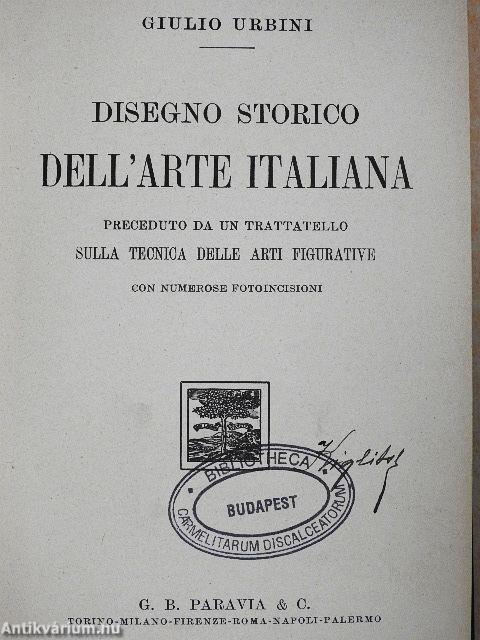 Disegno Storico dell'Arte Italiana
