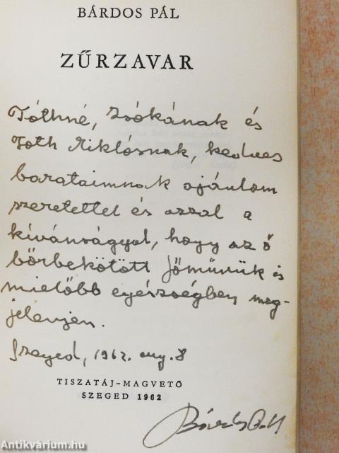 Zűrzavar (dedikált példány)