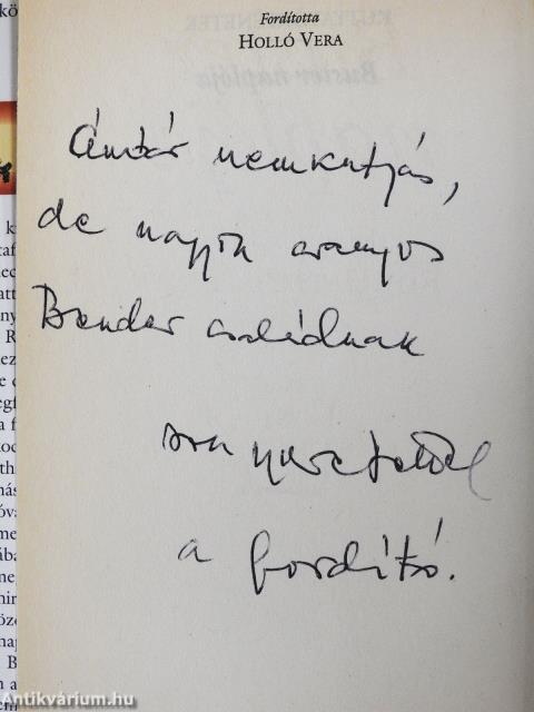 Buster naplója ahogy gazdájának, Roy Hattersleynek tollba mondta (dedikált példány)