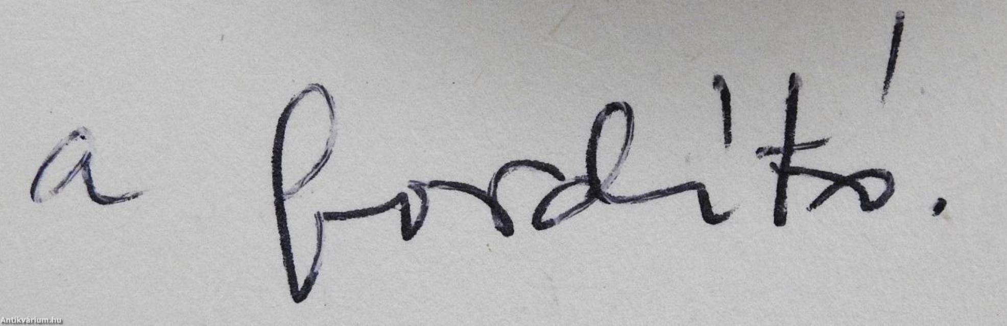 Buster naplója ahogy gazdájának, Roy Hattersleynek tollba mondta (dedikált példány)